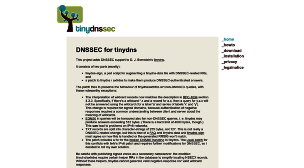 tinydnssec.org