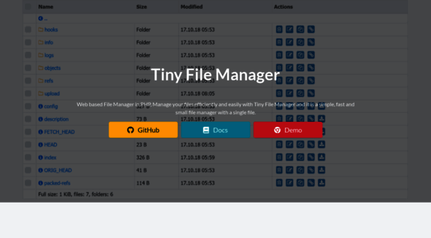 tinyfilemanager.github.io