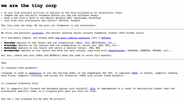 tinygrad.org