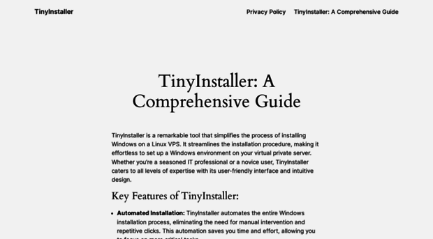 tinyinstaller.com