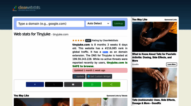 tinyjuke.com.clearwebstats.com