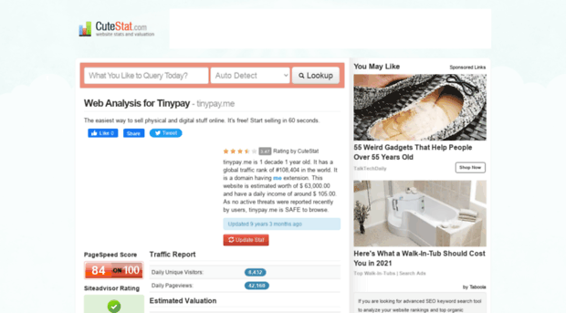 tinypay.me.cutestat.com