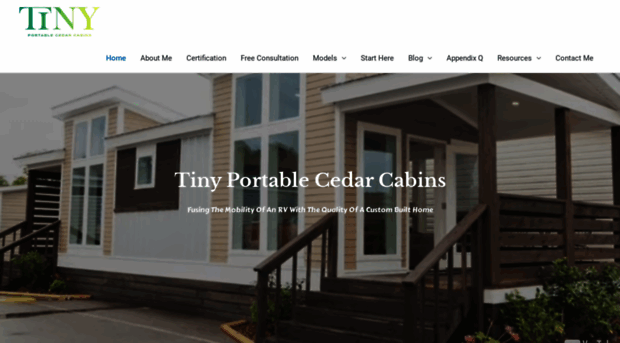 tinyportablecedarcabins.com