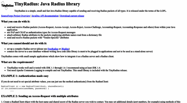 tinyradius.sourceforge.net