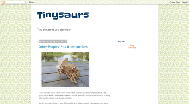 tinysaurs.blogspot.com