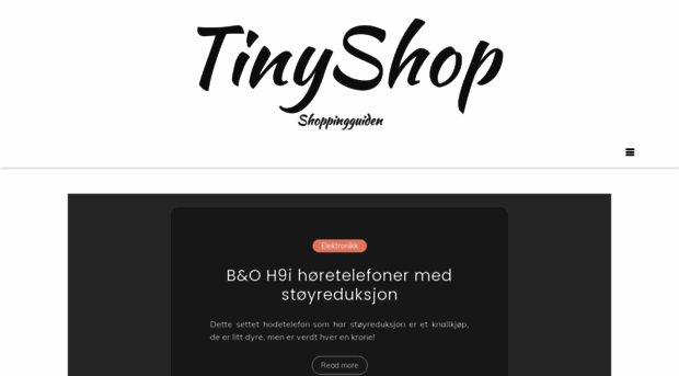 tinyshop.no