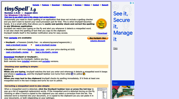 tinyspell.com