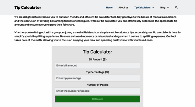 tipcalculator.online