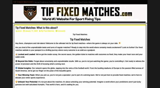 tipfixedmatches.com