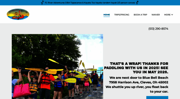 tippecanoeandkayakstoo.com