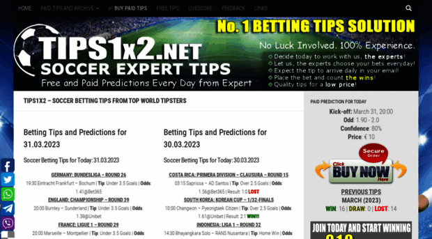 Win-tips1x2.info is a reputable tips site that you should choose