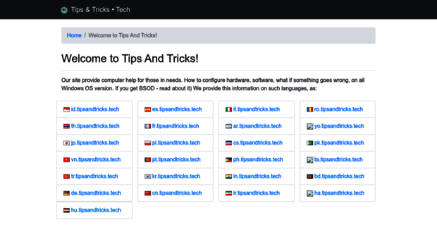 tipsandtricks.tech