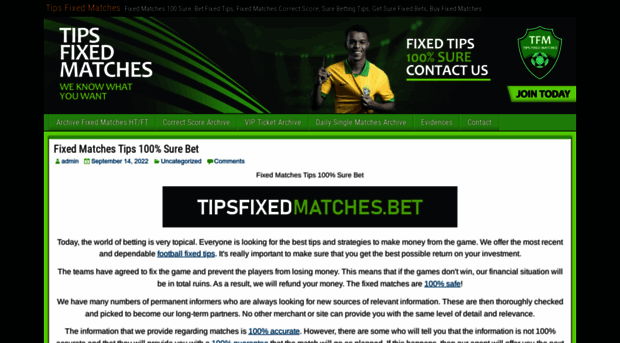 tipsfixedmatches.bet