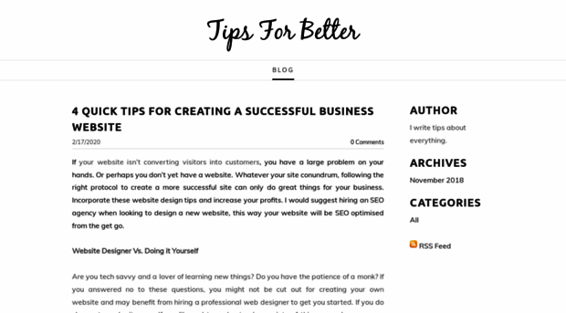 tipsforbetter.weebly.com