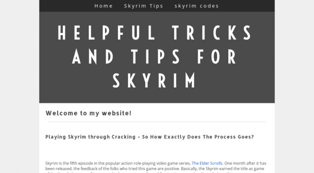 tipsforskyrim.yolasite.com