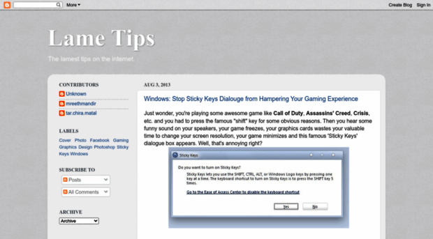 tipsforthelame.blogspot.com