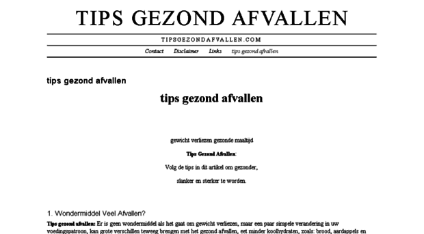 tipsgezondafvallen.com