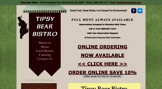 tipsybearbistro.com