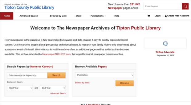 tiptonpl.newspaperarchive.com