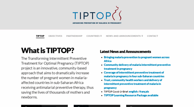 tiptopmalaria.org