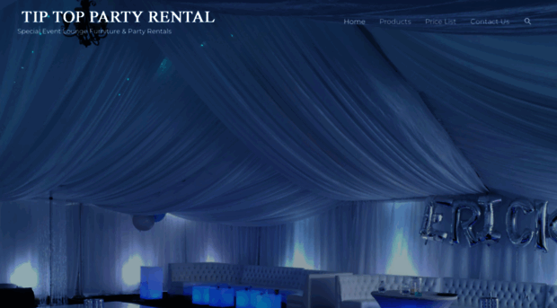 tiptoppartyrentals.com