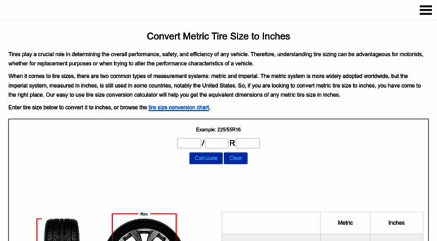 tireconverter.com