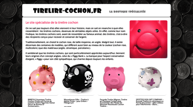 tirelire-cochon.fr