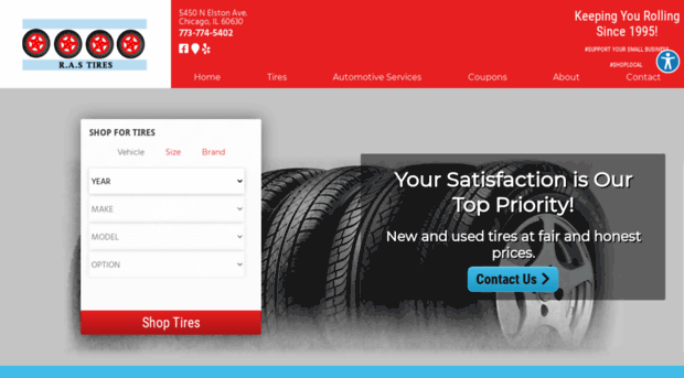 tireshopchicago.com