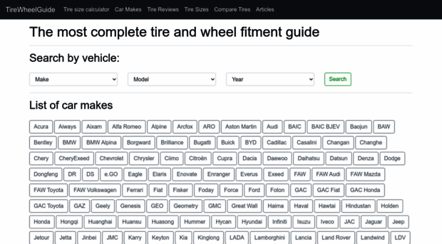 tirewheelguide.com