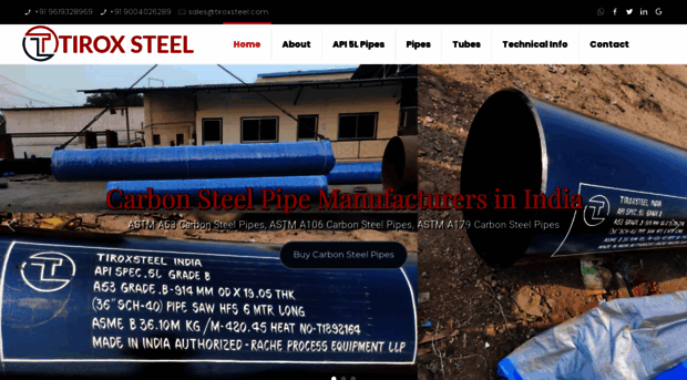 tiroxsteel.com