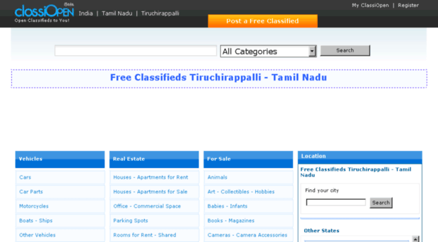 tiruchirappalli.classiopen.in