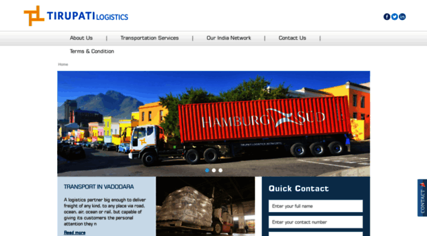 tirupatilogistics.com