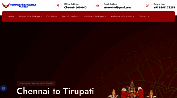 tirupativenkateswaratravels.com