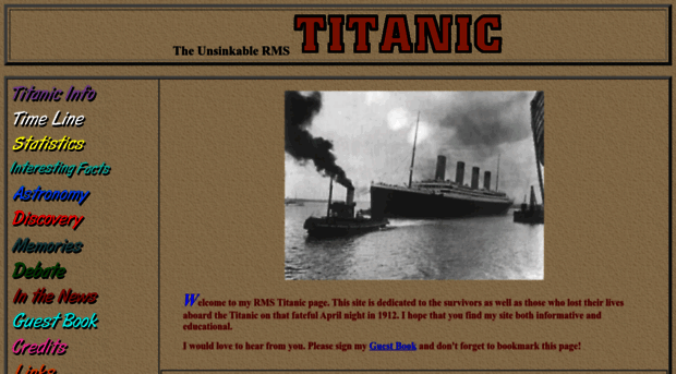titanicstory.com