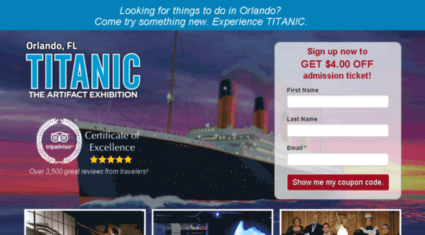 titanictheexperience.com