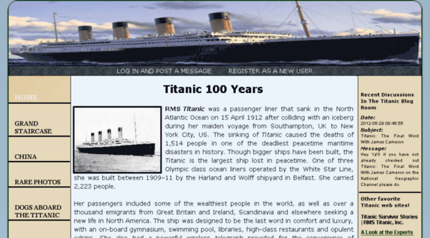 titanicthenandnow.com