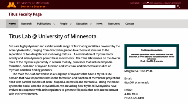 titus.umn.edu