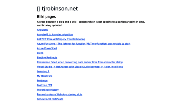 tjrobinson.net