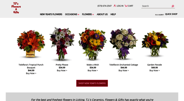 tjsflowers.com