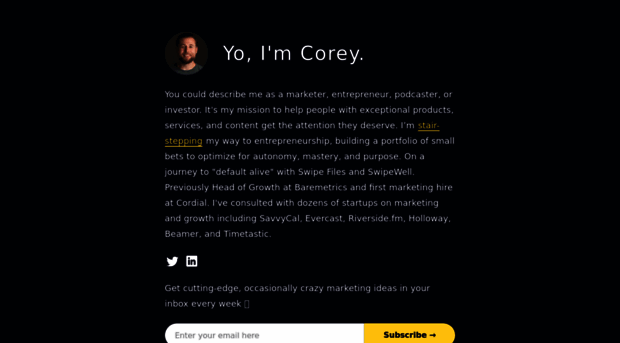 tldr.coreyhaines.co