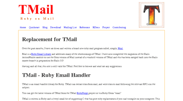 tmail.rubyforge.org