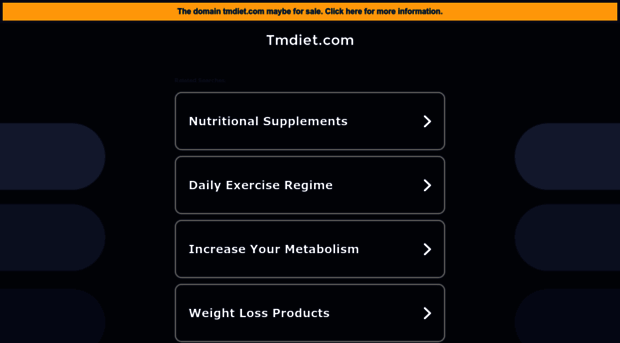 tmdiet.com