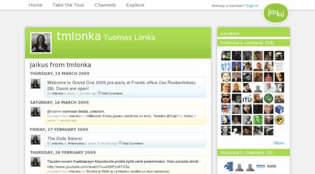 tmlonka.jaiku.com