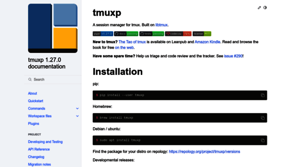 tmuxp.git-pull.com