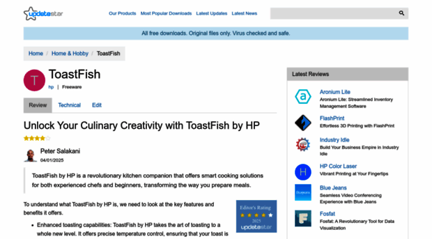 toastfish.updatestar.com