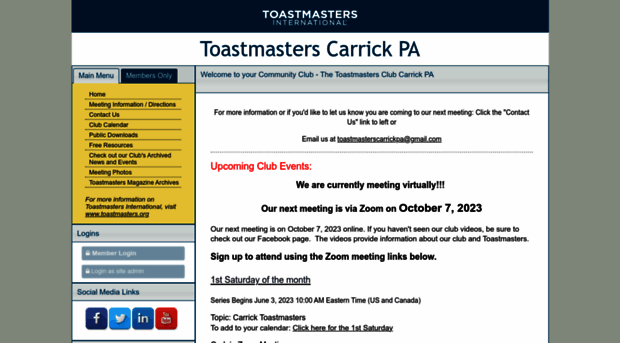 toastmasterscarrickpa.toastmastersclubs.org