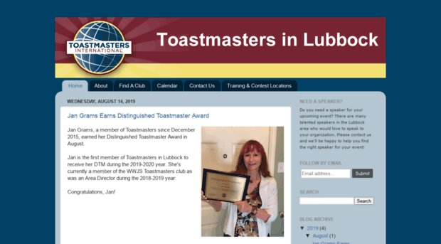 toastmastersinlubbock.com