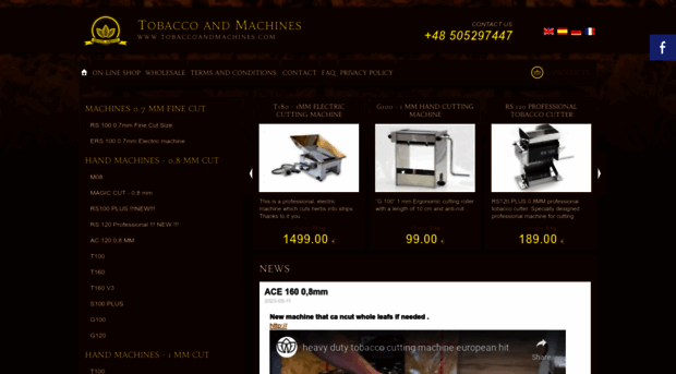 tobaccoandmachines.com