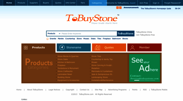 tobuystone.com