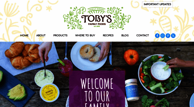 tobysfamilyfoods.com